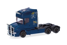 Herpa 319423-002 - H0 - Scania Hauber Zugmaschine Topliner - kobaltblau